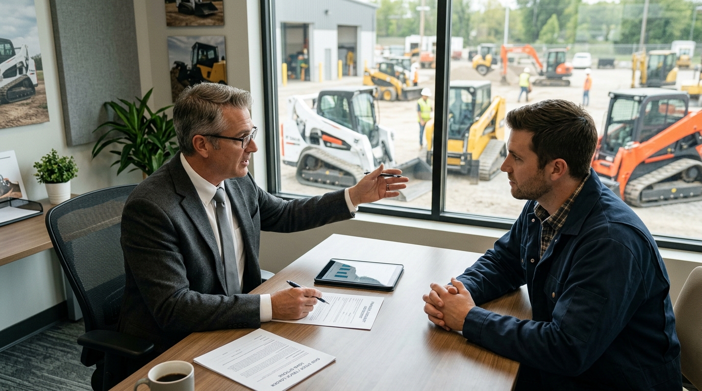 Illustration: Securing Equipment Loans: A 2026 Guide for Skid Steer and Compact Track Loader Buyers