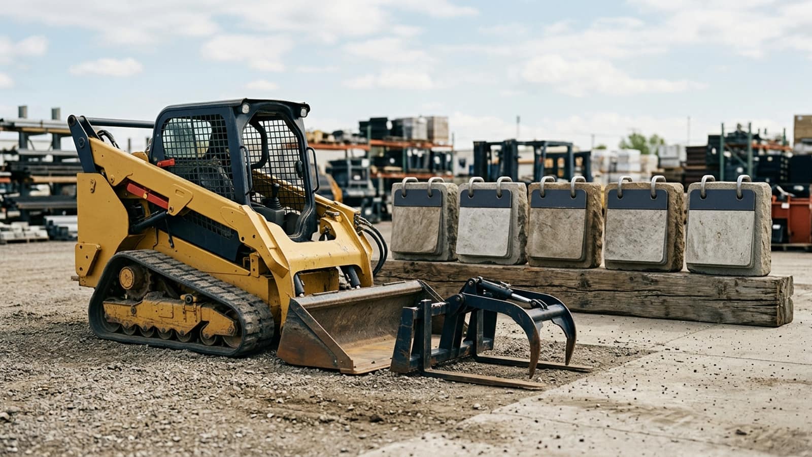 Editorial skid steer equipment planning scene for How Long Can You Finance a Skid Steer?